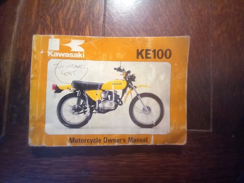 Kawasaki 100 owners - ke, a8