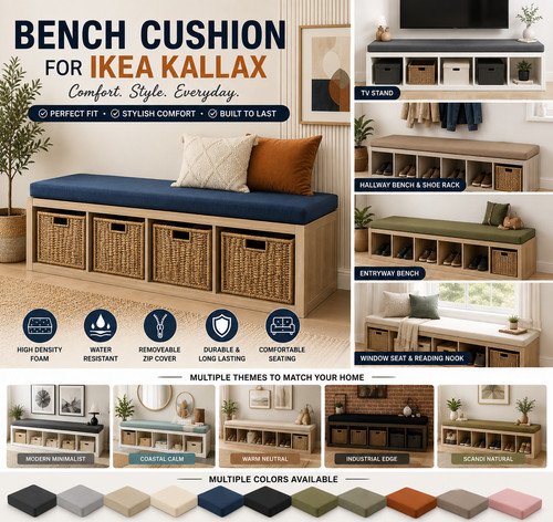 Ikea kallax cushion 5cm bench - 5cm,