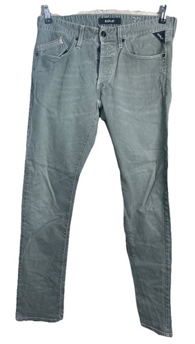 Replay jeans men grey denim - men,
