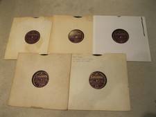 5 x VICTOR SILVESTER 78 RPMS COLUMBIA FB2585, FB2594, FB2572, FB2586, FB2566