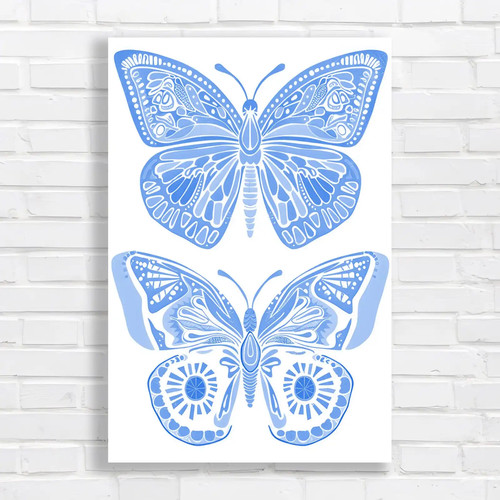 Vibrant butterfly floral - vibrant, for