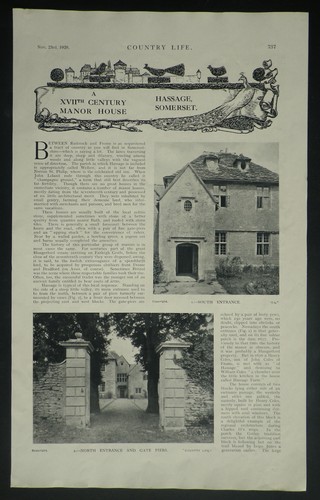 Hassage manor house - house, 1929