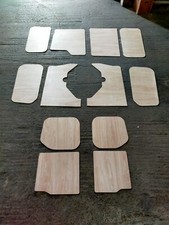 Ford Transit Custom Ply Lining SWB  2013-2024, With Fixing Holes 