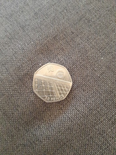 Olympic fifty pence p - pence, 50