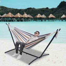 Double Hammock with Stand