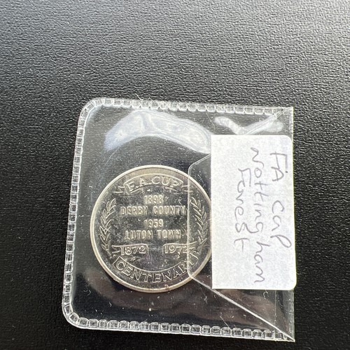 Nottingham forest cup coin - forest,