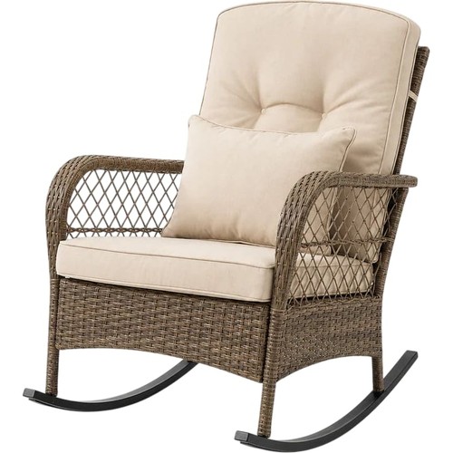 Garden rocking chair rattan - rocking,