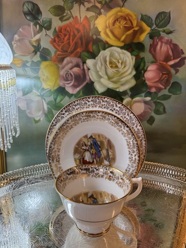 Vintage bone china teacup - vintage,