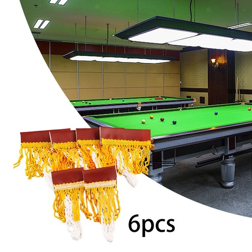 Pool table pockets - 6x,