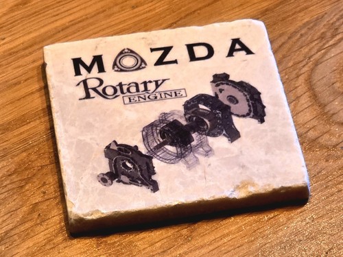 Mazda rotary engine artwork - engine,