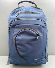Blue Patagonia Carry On Suitcase Hand Luggage Backpack Roller Wheels