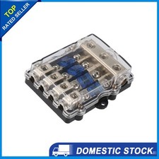 Universal Fuse Holder Distribution Block 4 Way with 60 Amp ANL Fuse Pack of 1