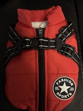 Red Furry King Dog Coat With