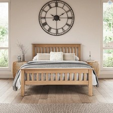 Solid wood bed frame - frame, 4ft6