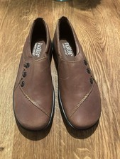 Hotter Ladies Brown Slip On