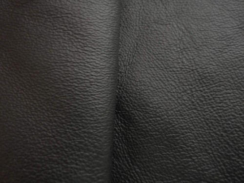Jet black pigskin leather - black,