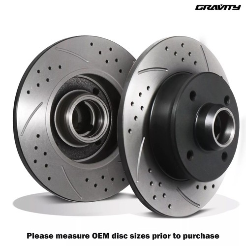 Rear grooved drilled 226mm - grooved,