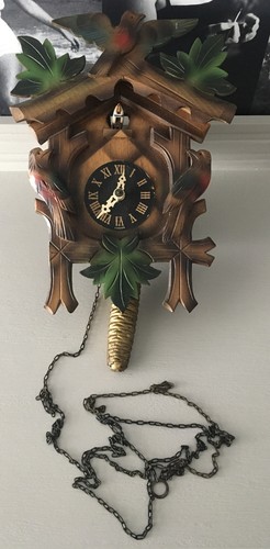 Vintage wooden cuckoo clock - vintage,