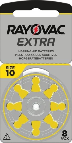 Rayovac size hearing - 10,
