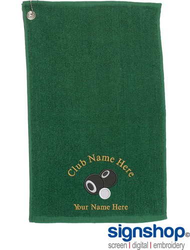 Personalised lawn bowl club - bowl,
