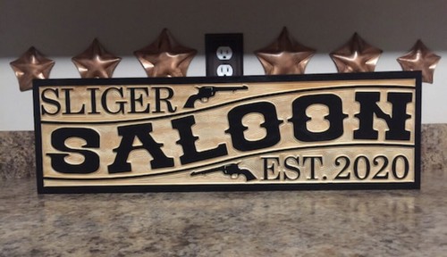 Personalized old west saloon - old,