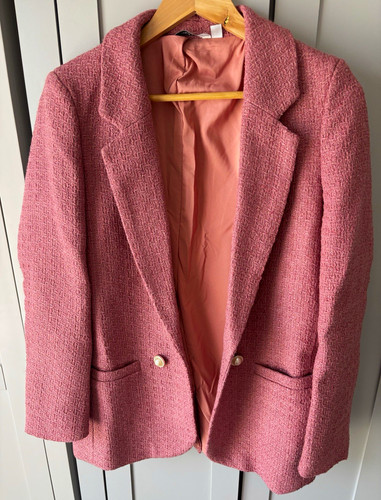 Next pink tweed blazer jacket - tweed,