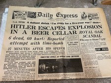 WW2 WARTIME NEWSPAPER - DAILY