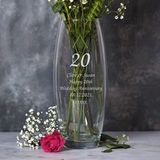 Personalised 20 Years Glass