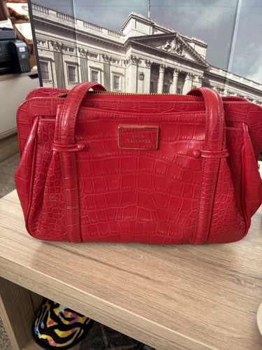Lulu guinness red crocodile - red,