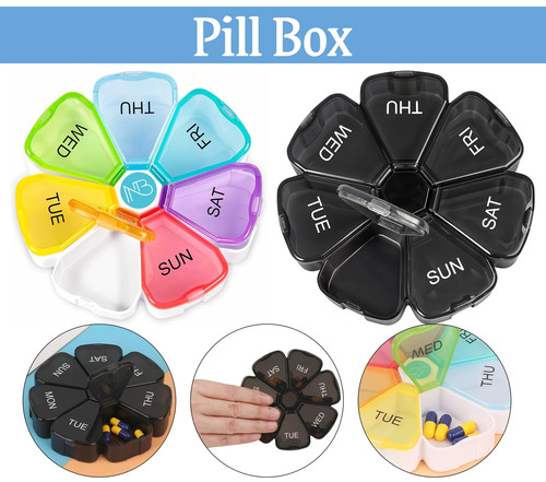 Weekly pill box - weekly, daily