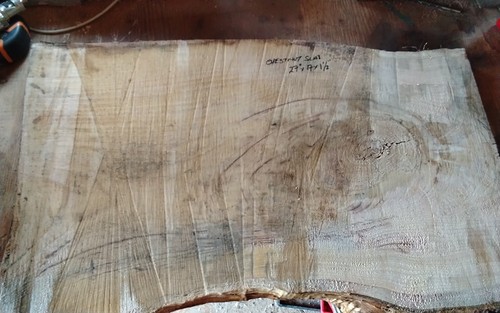 Chestnut slab chopping board - chestnut,