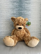 Sainsburys Tan Teddy Bear Flopsy Soft Toy Plush Tagged 20” tall stuffed cuddly