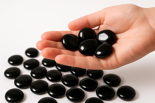 Glass pebbles vase filler - vase,