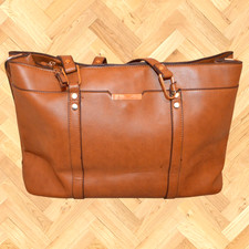 £90 UNIVERSAL TAN BROWN FAUX LEATHER TOTE CHANGING BAG M&P ICANDY BUGABOO JOOLZ