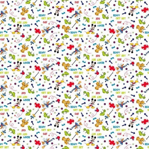100 cotton fabric springs - fabric,