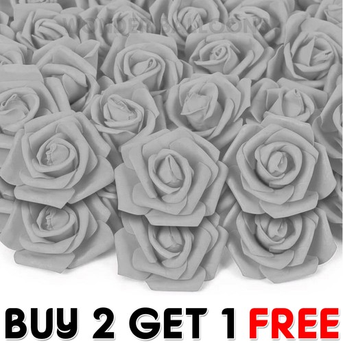100 large foam roses - 50/100,