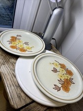 Churchill Autumn Gold 25.5cm Homespun Dinner Plates X 2 -