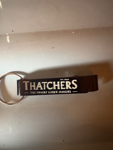 Thatchers metal cider bottle - metal,