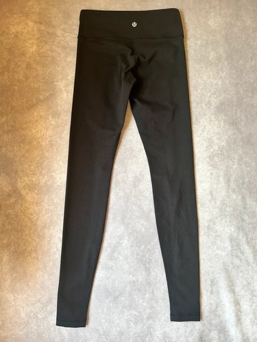 Lululemon black leggings mid - black,