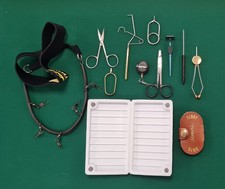 Fly Tying Tool Kit, Fly box, floatant/sinkant applicator & lanyard