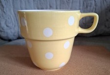 M&S Yellow Stackable Mug White