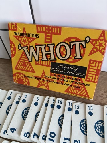 Waddingtons whot card game - waddingtons,