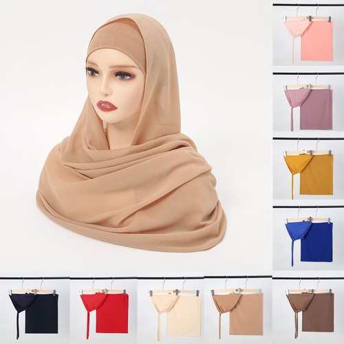 2pcs chiffon scarves hijab - 2pcs,