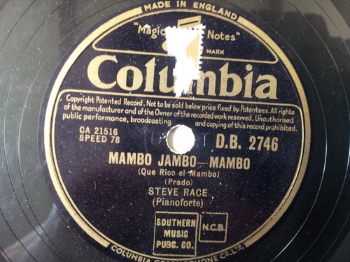 Rpm steve race mambo - 10",