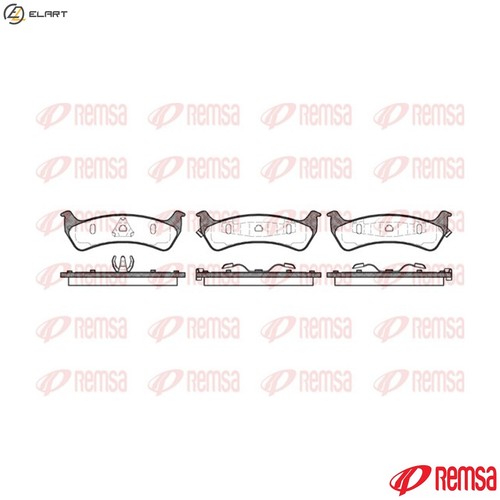 Brake pad set disc - set,