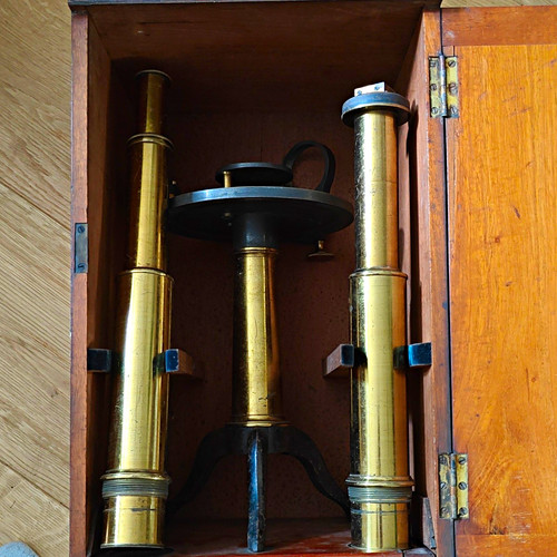 Antique brass spectrometer - brass,