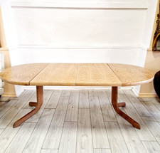 Vintage Dining Table German Herringbone