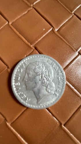 1945 francs aluminium french - 5,