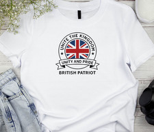 UTK Patriot Tshirt Unite The Kingdom unity & pride British Sept 13 March Tee Top