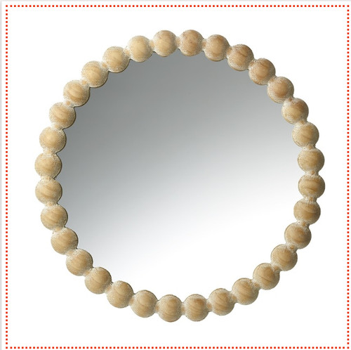 Mirror with carved - mirror, bobble
